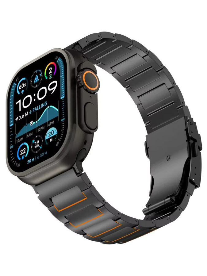 Uhrenarmband Titan, Schwarz, Unisex - Bild 5
