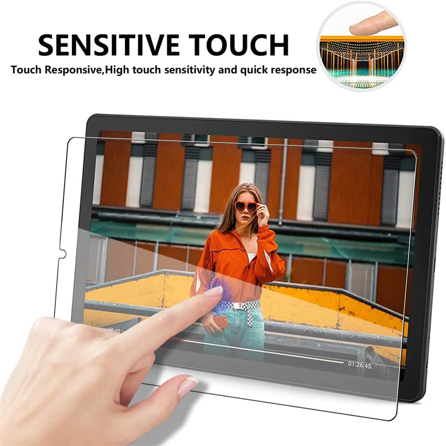 2er-Set Displayschutz aus gehärtetem Glas für Lenovo Tab M9 9,0 Zoll TB-310FU TB-310, transparent, Anti-Fingerprint und HD Clear - Bild 3