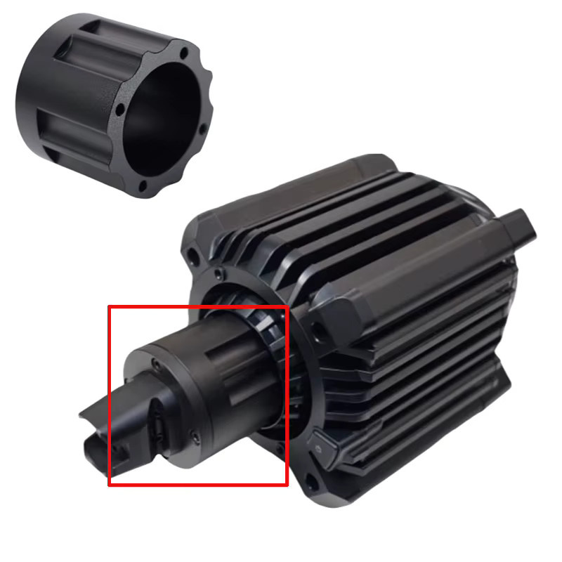 Simube Extension Simulationsspielzubehör für Fanatec DD/DD+ Basis aus Aluminiumlegierung, Schwarz, 58 mm - Bild 3