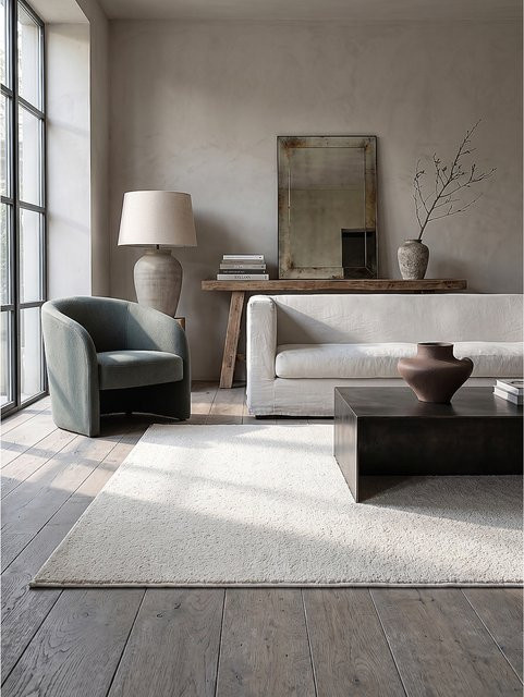 Hochflor Läufer BORMIDA Kadima Design in Creme, Breite: 60 cm, Länge: 110 cm - Bild 1