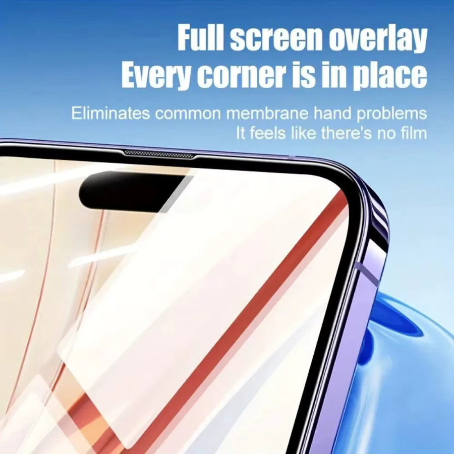 3er-Pack Cloer HD Vollbild-Displayschutzfolie aus gehärtetem Glas für iPhone 17 16 15 14 Pro Max 13 12 11 Plus XR XS Max transparent - Bild 2