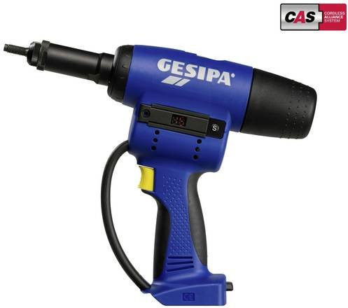 Gesipa Akku-Blindnietmuttern-Setzgerät FireBird Pro Gold Edition in Gold und Blau - Bild 1