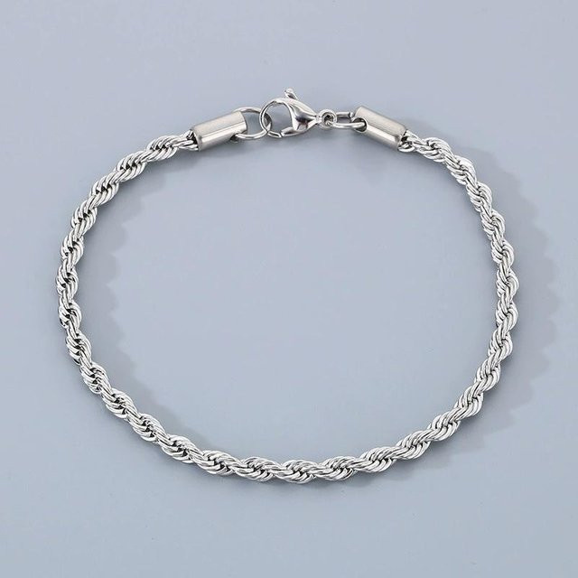 Armband 925 Silber, silber, Unisex, 20 cm - Bild 1