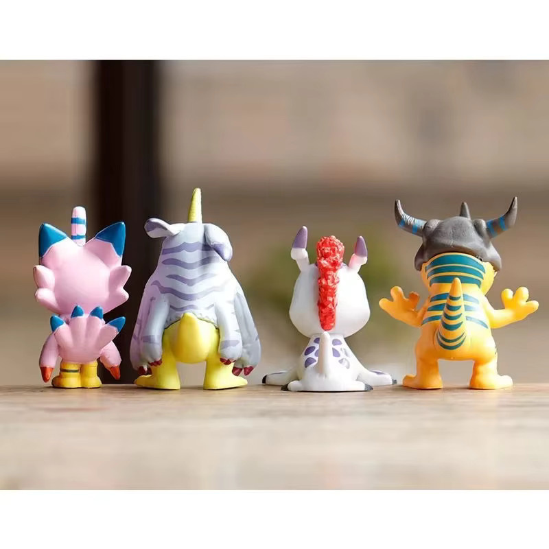 Bandai Digimon Adventure Anime-Modell Spielzeugpuppen, 9-teiliges Set - Bild 4