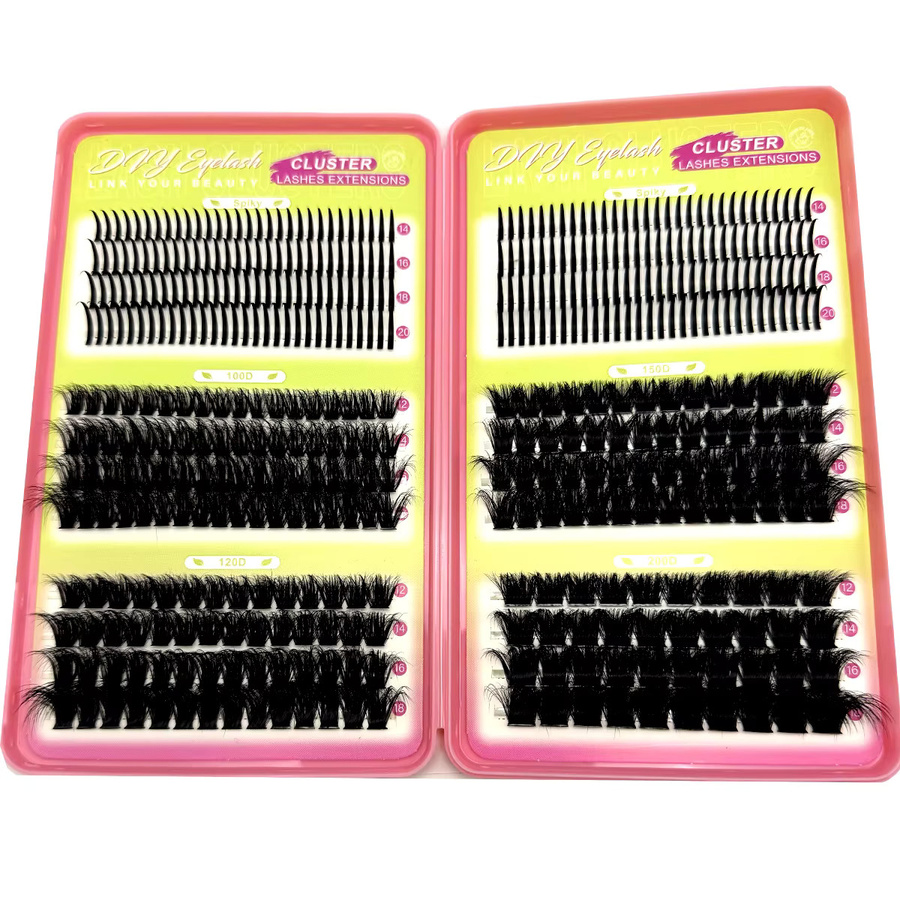 MKYDCG Wimperncluster Spikes, Black, Unisex - Bild 6