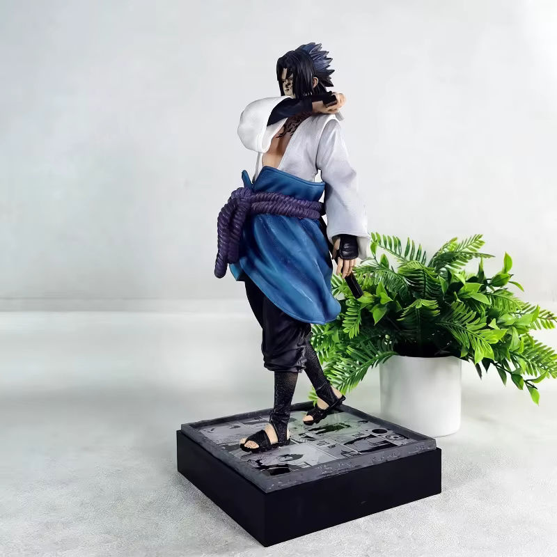 Bandai Sasuke Uchiha Mantra Seal Rebirth Anime Leuchtfigur aus PVC, mehrfarbig, Höhe: 35 cm - Bild 5