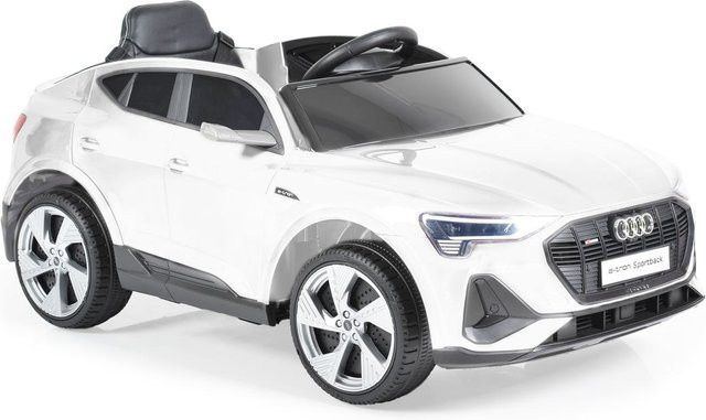 Moni Audi Sportback Kinder Elektroauto mit Fernbedienung weiß - Bild 1