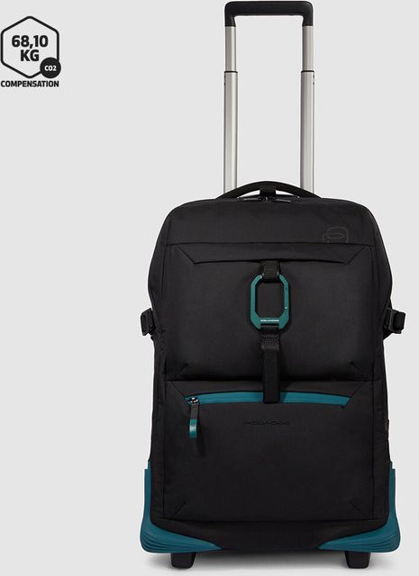 Piquadro Corner 2.0 Handgepäck Koffer mit 2 Rollen und Laptopfach für 17,3 Zoll in Schwarz - Bild 1