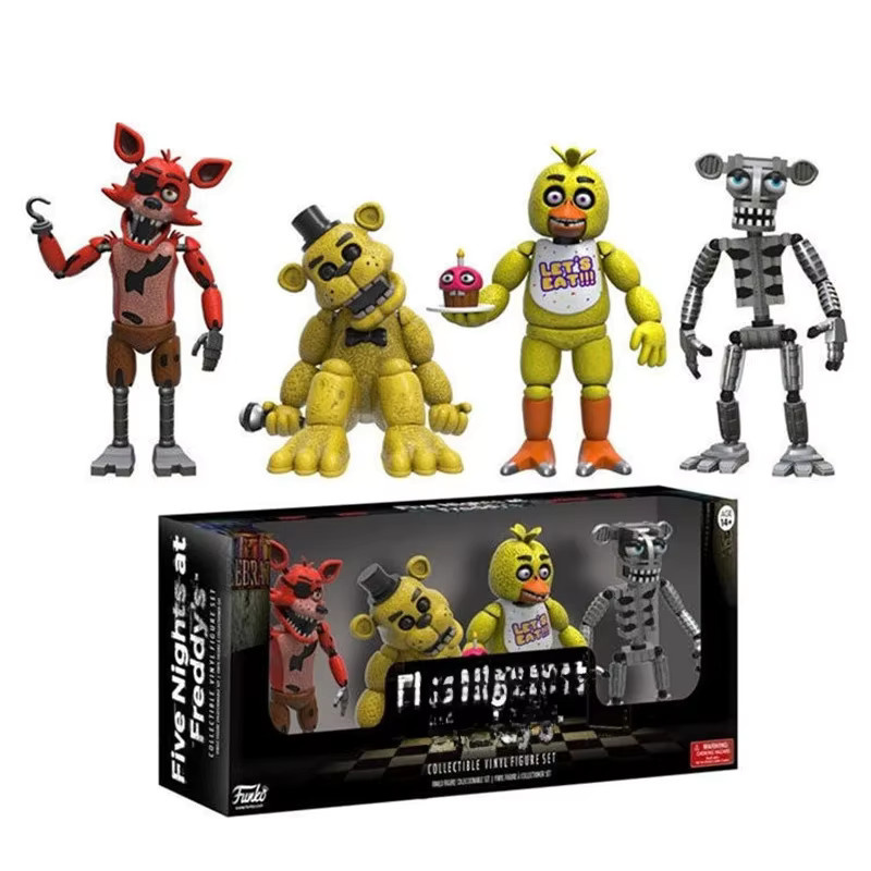 Funko FNAF Golden Bear Ballon Nightmare Freddy, Action Figure, 4-teiliges Set - Bild 2