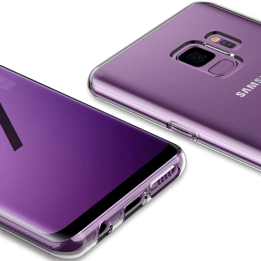 Transparente Silikonhülle für Samsung Galaxy S9 S10 S20 S21 S22 Note 8 Note 9 Note 10 Note 20 Plus Bumper Case - Bild 4