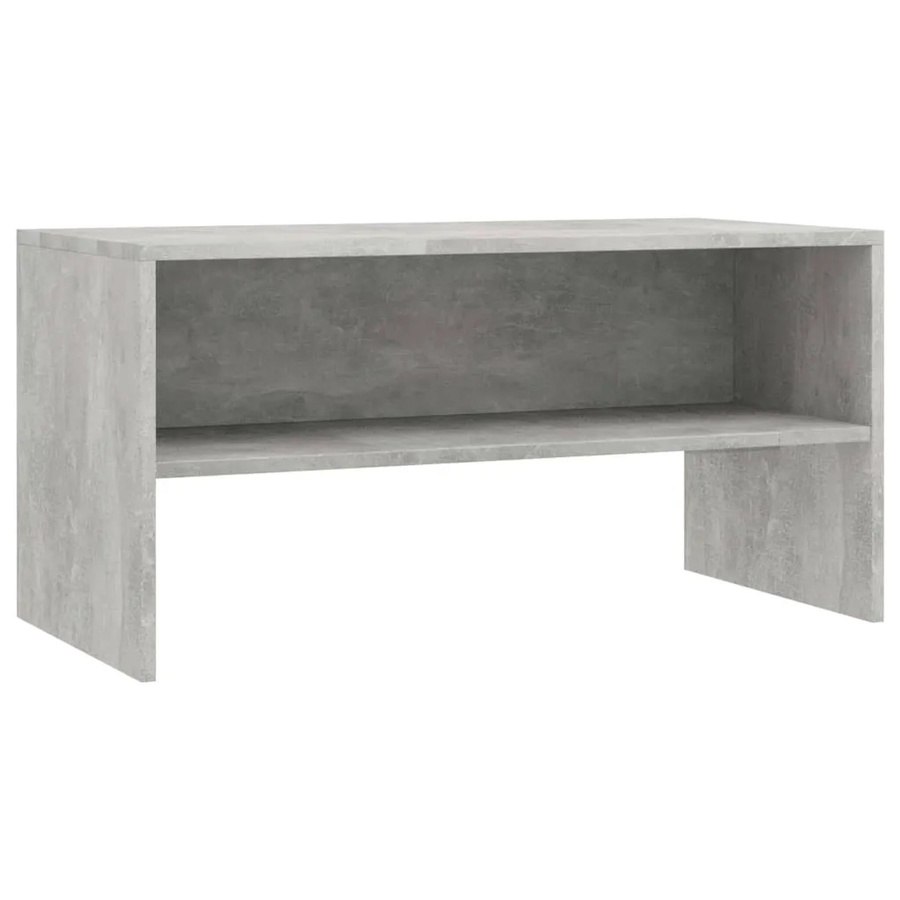 vidaXL TV-Schrank aus Holzwerkstoff in Betongrau matt, B/T/H: 80 x 40 x 40 cm - Bild 2