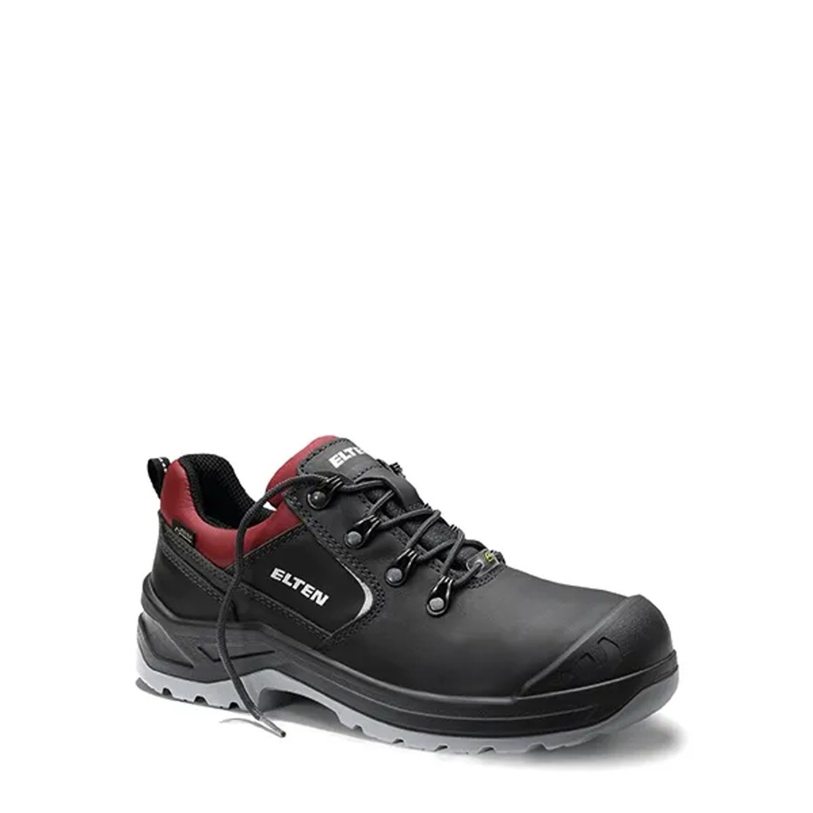 Elten Damen Sicherheitshalbschuh Lena GTX aus Rindleder in Black-Red S3 ESD CI Gr. 34 - Bild 2