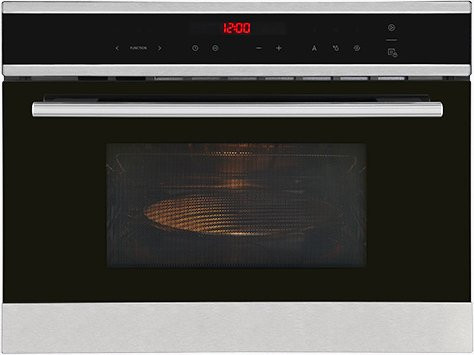 Exquisit EBM 4545 HIG Einbau-Mikrowelle Kombigerät mit Grill und Heißluft in Silber - Bild 1