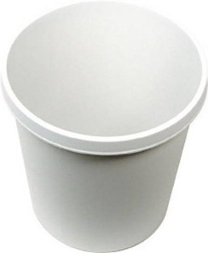 Helit the german Papierkorb aus Kunststoff in Lichtgrau, Volumen: 18 l, Höhe: 33,5 cm - Bild 1