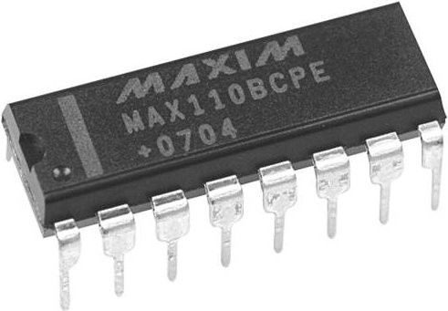 Maxim Integrated MAX232CPE+ Schnittstellen-IC Transceiver in Schwarz - Bild 1