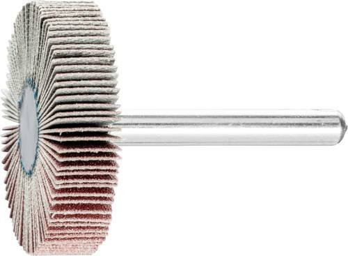 PFERD Korund Fächerschleifer A240 für Feinschliff und Finish, Durchmesser: 40 mm, Schaft-Durchmesser: 6 mm, 10 Stück - Bild 1