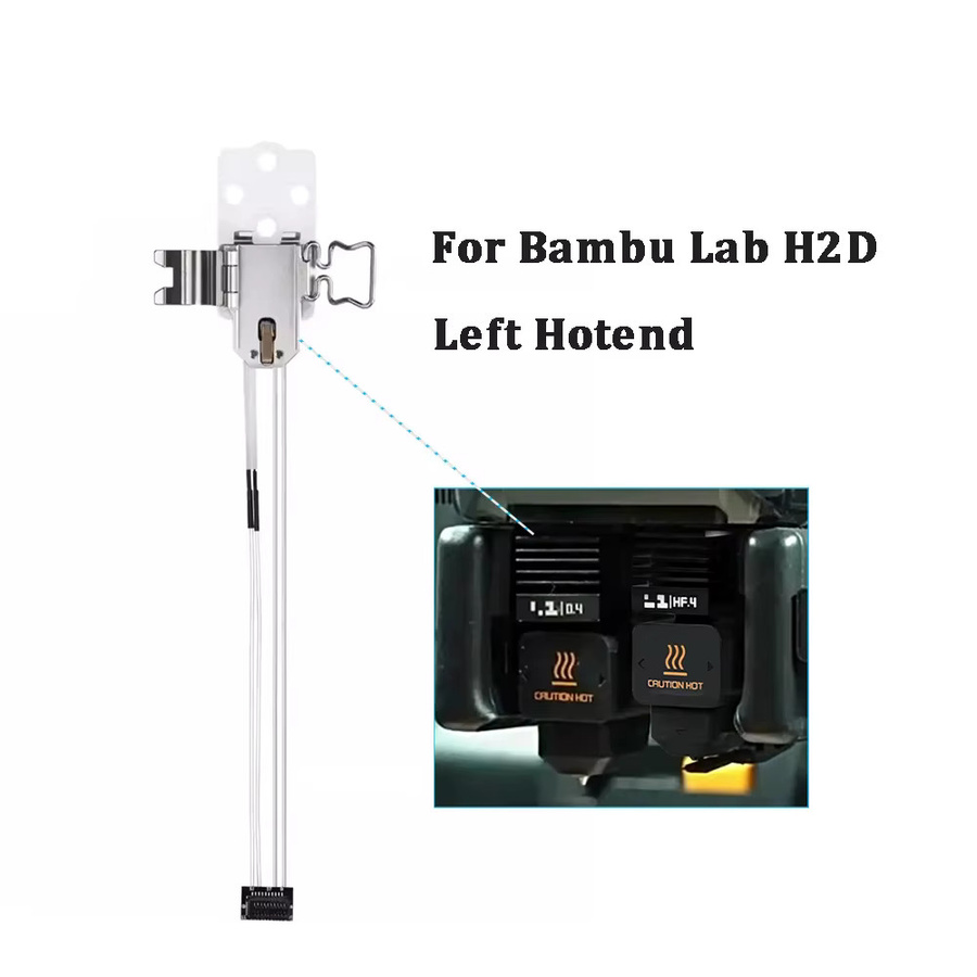 Bambu Lab Zirkonia-Heizbaugruppe für H2D H2C Hotends in Weiß mit hoher Temperaturbeständigkeit - Bild 2