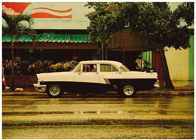 Komar Wandbild Cuba Car, Paper Poster, Multicolor, Breite: 40 cm, Höhe: 30 cm - Bild 1