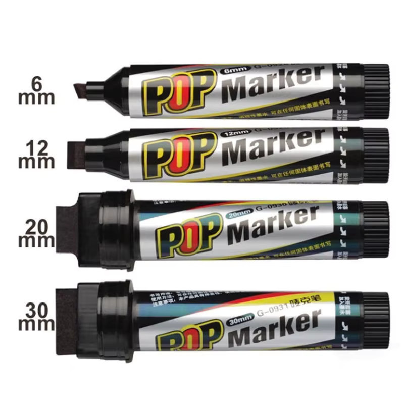 POP Nachfüllbarer Permanent Marker in Rot für Graffiti, Manga und Kunst - Bild 6
