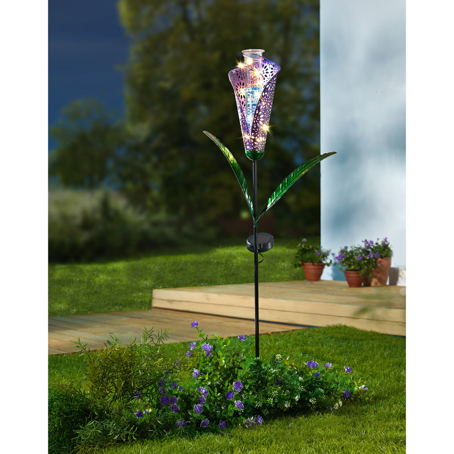 Solar-Regenmesser Calla von viva domo in Purple und Black - Bild 2