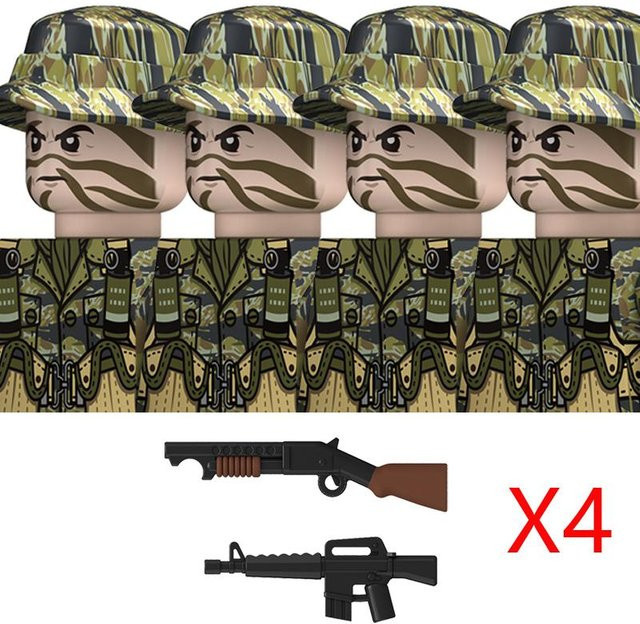 Yiran toy MOC WK2 Der Vietnamkrieg Militärsoldaten, Bausteine, ab 14 Jahren - Bild 1