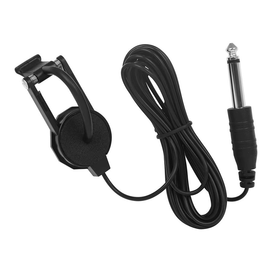 IRIN BS-160 Audio-Jack-Clip Pickup in Schwarz für Violine, Akustikgitarre, Mandoline, Banjo, Bouzouki, Ukulele und Laute mit 3,5 mm Jack - Bild 3