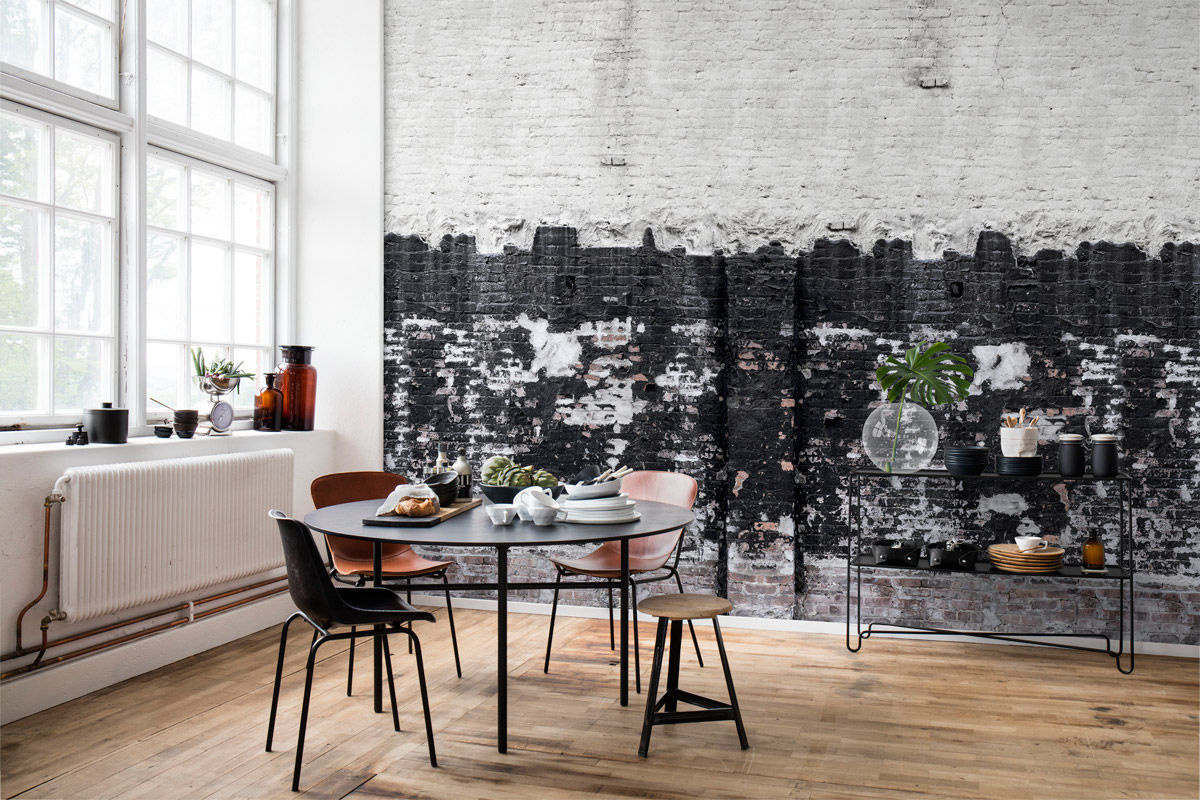 Rebel Walls Wandtattoo Mural Deconstructed Domino im Industrial Design - Bild 3
