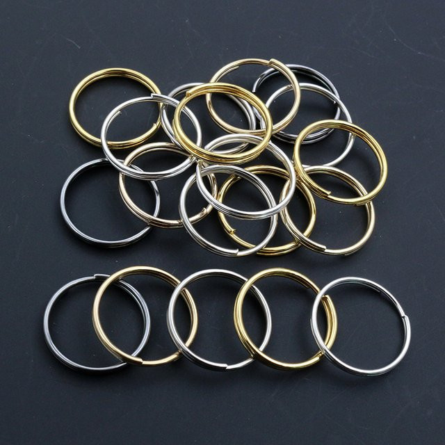 Wadsfred Biegeringe, Gold Farbe, Silber, 20 mm - Bild 1