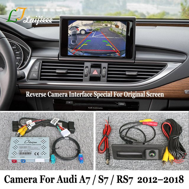 LJLAIJIEEE HD Rückfahrkamera mit Nachtsicht für Audi A7 S7 RS7 4G (2011-2018) in Schwarz - Bild 1