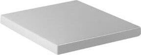Duravit WC-Sitz Stark X mit Absenkautomatik aus Kunststoff in Weiß, B/T: 45,0 x 42,6 cm - Bild 1