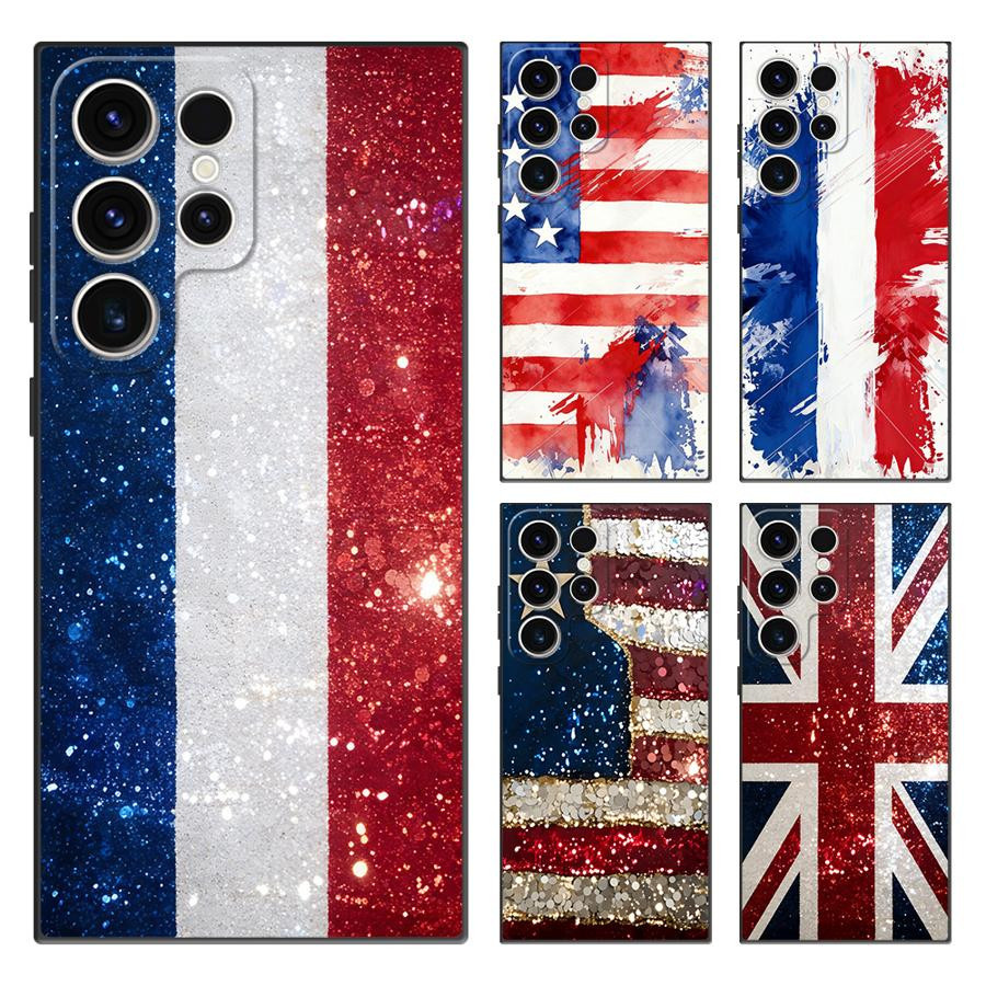Handyhülle mit Nationalflaggen-Muster für Samsung Galaxy S26 S25 S24 S23 S21 S20 S10 S9 Note 20 Ultra Plus FE in Multicolour - Bild 1