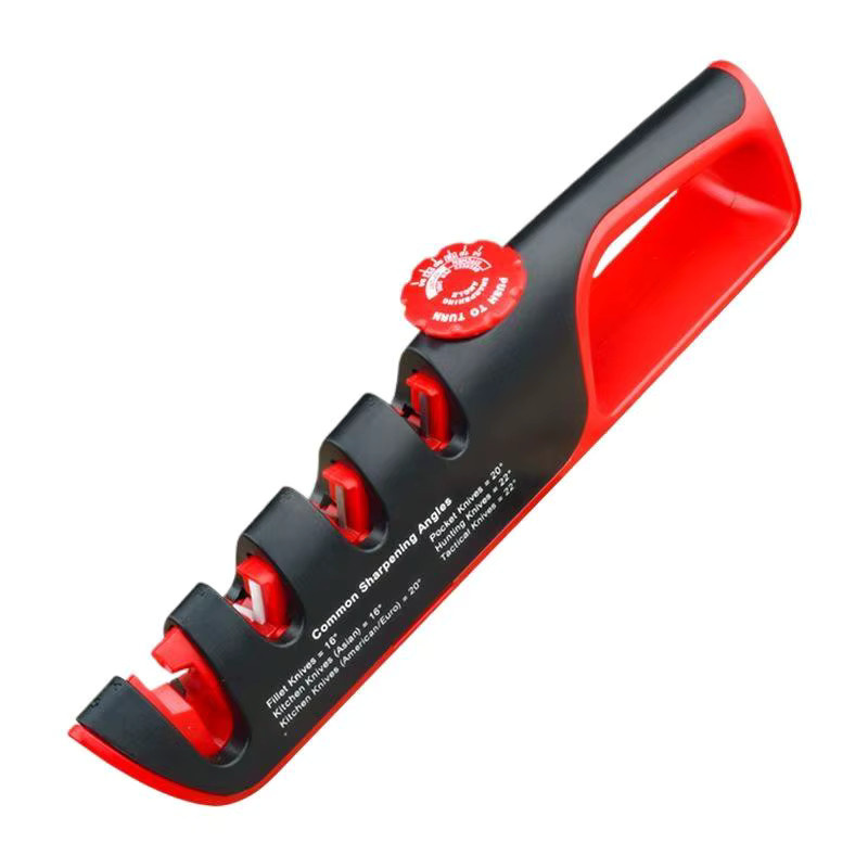 N2HAO 4-in-1 Messerschärfer Professionelle Küchenschleifmaschine für Messer und Scheren in Schwarz - Bild 1