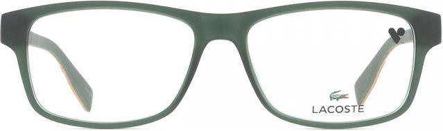 Lacoste N 301 Korrektionsbrille, Herren, Vollrand, rechteckig, Kunststoff, Green/Grey - Bild 1