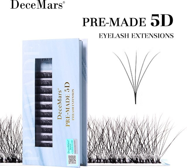 DeceMars 5D W Wimpernverlängerung, Black, Unisex - Bild 1