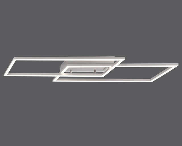 Paul Neuhaus LED-Deckenleuchte Inigo in Silber aus Stahl, dimmbar, Durchmesser: 83,6 cm, Höhe: 24,2 cm - Bild 1