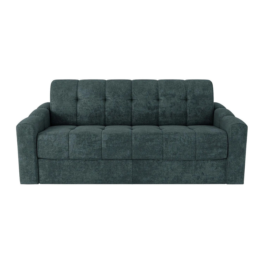 Schlafsofa Darielo Vente-unique in Blaugrün mit Stoffbezug, Breite: 190 cm - Bild 2