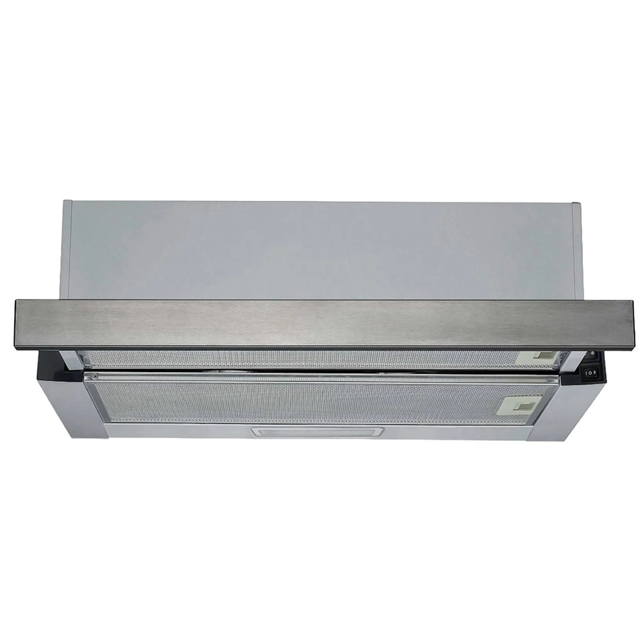 PKM Einbau-Dunstabzugshaube UBH6002-AH Flachschirmhaube in Silber mit Edelstahlblende, Breite: 60 cm, Luftleistung: 319,7 m³/h, LED-Beleuchtung, Energieeffizienzklasse A - Bild 2