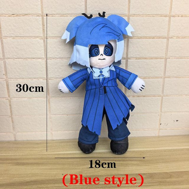 Yiran toy Hazbin Hotel Alastor, Plüschtier, Blau oder Rot, 30cm, ab 18 Jahre - Bild 1