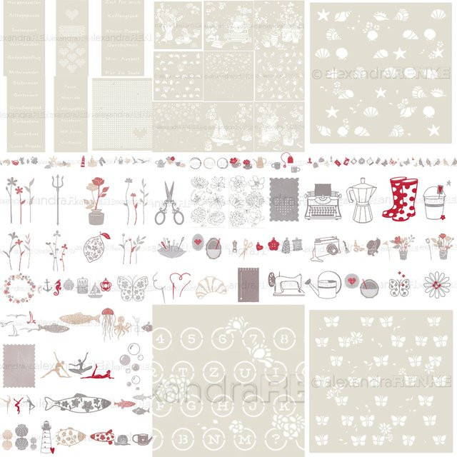 Foam Love Metall-Stanzformen für Scrapbook, Tagebuch und DIY-Grußkarten - Bild 1