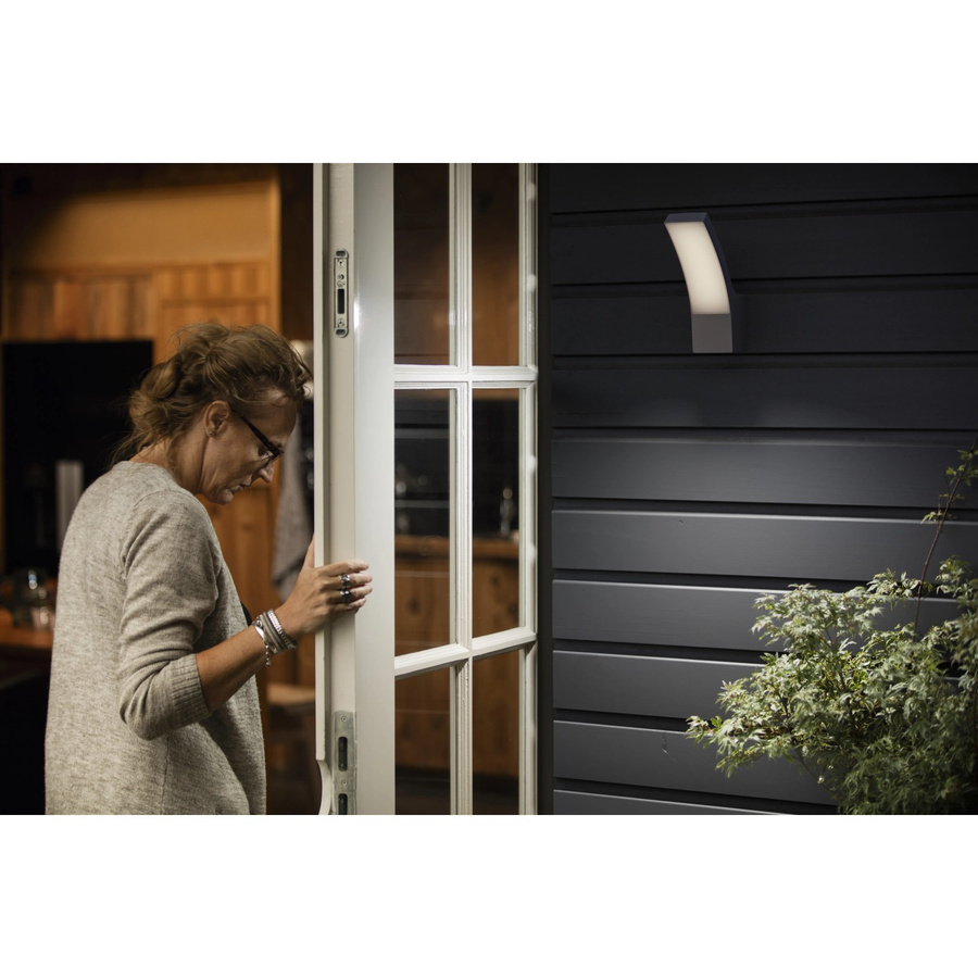 Philips Splay LED-Wandleuchte in Anthrazit mit warmweißem Licht - Bild 2