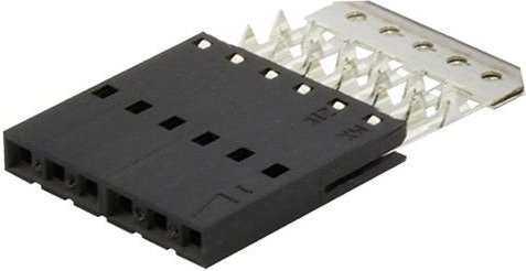 Molex Buchsengehäuse-Kabel 20-polig in Schwarz - Bild 1