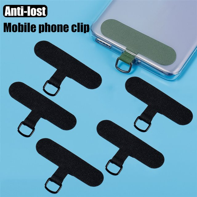 DOLANBIA 10er Set Telefon Lanyard Strap Patch Dichtung mit Metall Clip und Snap in Schwarz - Bild 1