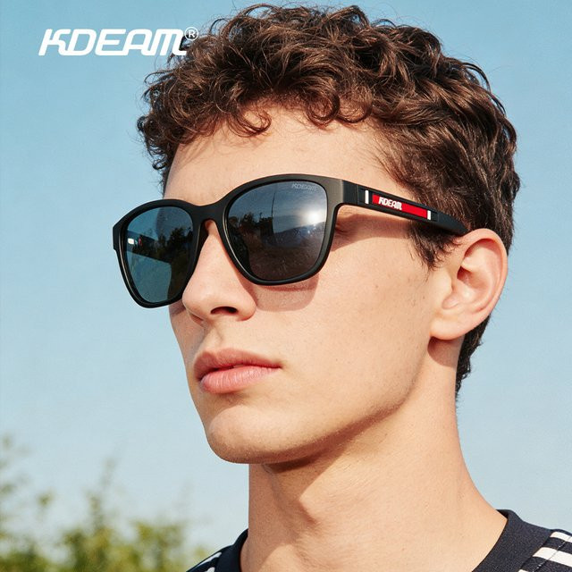 KDEAM Sonnenbrille, polarisiert, Herren, TR90, Vollrand - Bild 1