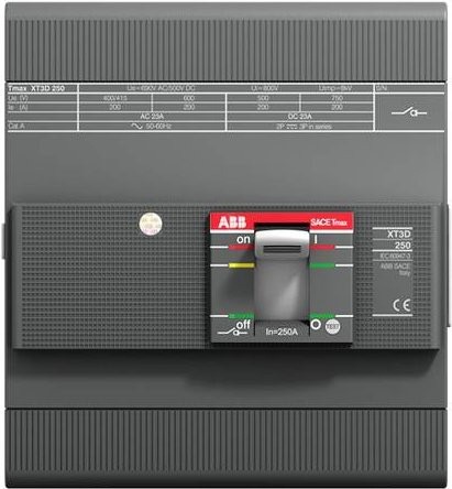 ABB XT3N-D 225 MCS-UL Leistungsschalter in Grau - Bild 1