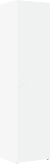 vidaXL Highboard Weiß aus Holzwerkstoff B: 45 cm, T: 42,5 cm, H: 185 cm - Bild 1
