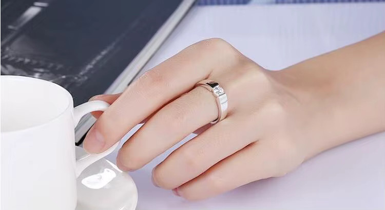 Ring Silber, Kristall, Damen - Bild 2