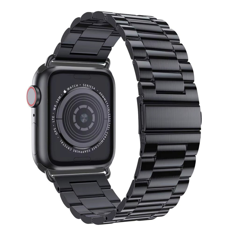 CRESTED Uhrenarmband Edelstahl, Schwarz, Unisex - Bild 2