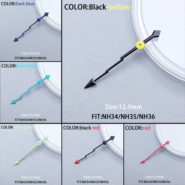 YUNJIN Uhrzeigerzubehör Lightning Seconds, 12,5 mm, Unisex - Bild 1