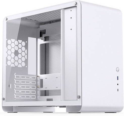 Jonsbo U4 Mini Micro-ATX-Gehäuse mit Tempered Glass in Weiß - Bild 1