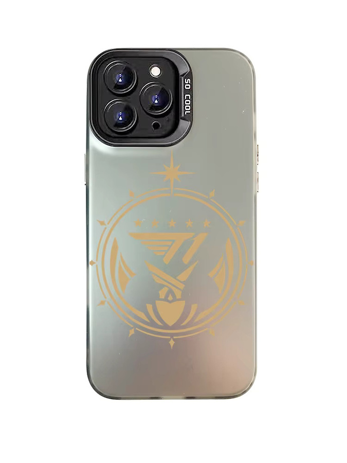 SK Telecom T1 Faker LoL Handyhülle für iPhone 11 bis 17 Pro Max Plus, stoßfeste matte Rückseite, transparent/pink - Bild 2